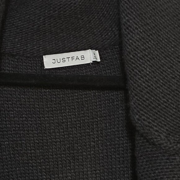 Justfab Long knit cardigan with belt and pockets - Picture 9 of 11